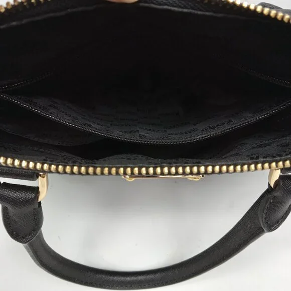 Michael Kors Cindy Medium Dome Satchel Black NO SHOULDER STRAP - Picture 8 of 10